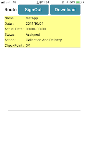 FoodAngel OneNGO iLogistics Screen 2