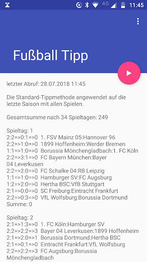 Fußball-Tipp Screen 2