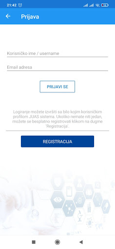 Android application Apoteke Sarajevo screenshort