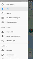 screenshot of Hunter navigator GPS