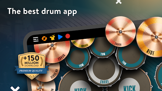 Real Drum Electronic Drums v10.8.5 Apk (Premium Unlocked/All Drums) Free For Android 1