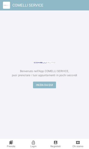 Android application COMELLI SERVICE screenshort