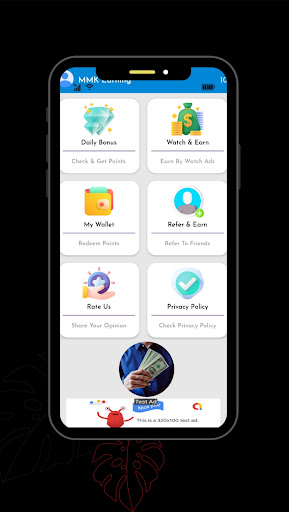 Android application Smashcash:earning MMK screenshort