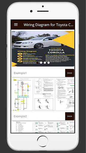 Android application Wiring Diagram Toyota Corolla screenshort