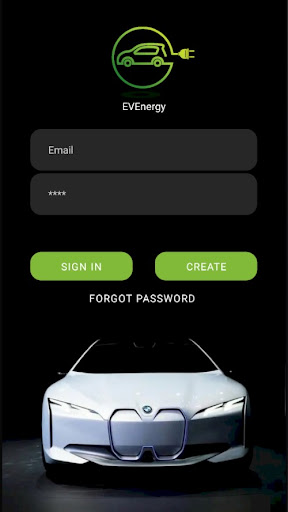 Android application EVenergy screenshort
