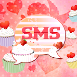 Cupcake Heart Theme GO SMS Pro icon