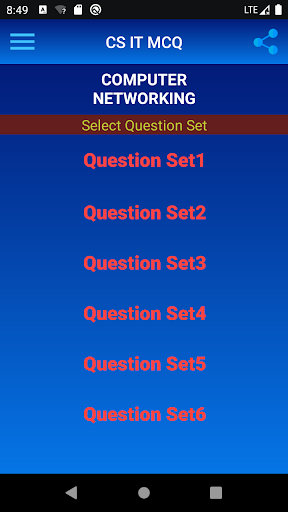 CS IT - Computer Science MCQs Screen 3