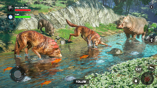 Wolf Simulator : Wild Jungle Screen 3
