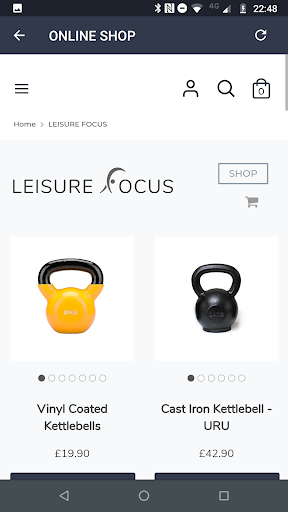 Leisure Focus Screen 2