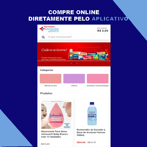 Android application Farmacia Mais Saude.com screenshort