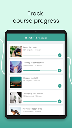 Screenshot of Thinkific