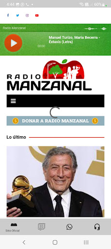 Radio Manzanal Screen 3