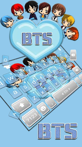 Bangtan Boys Keyboard Theme Screen 2