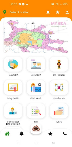 Android application MY GDA screenshort