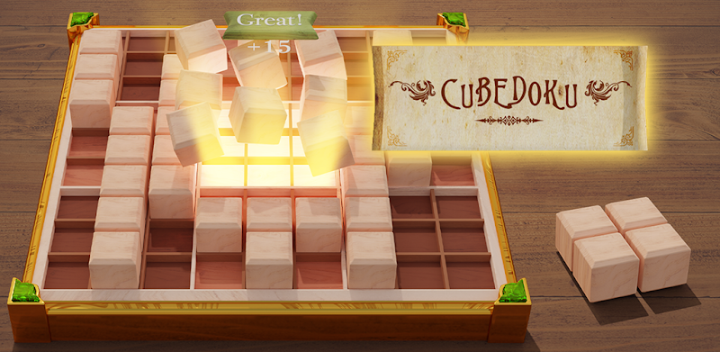 Cubedoku: Block Puzzle Sudoku - Wood Block Games