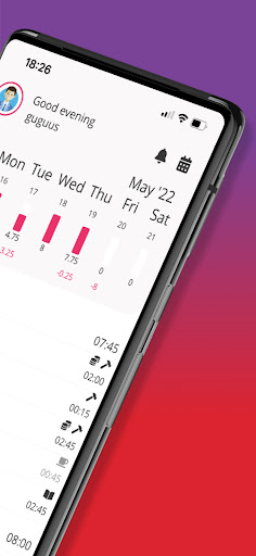 guguus next - time tracking Screen 2