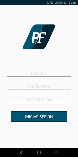 Android application Procaf Operativa screenshort