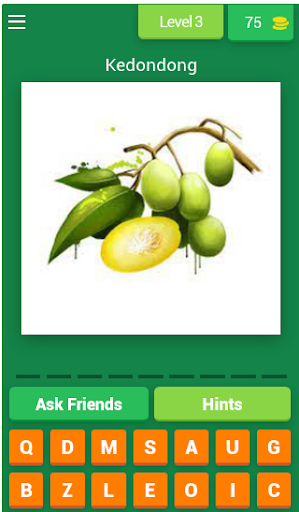 Belajar nama buah inggris