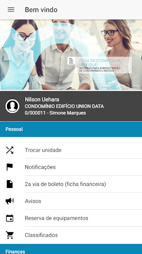 Android application Unionweb screenshort