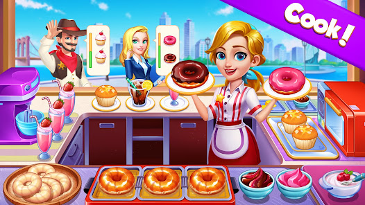 Captura 1 Cooking Town : Kitchen Games android