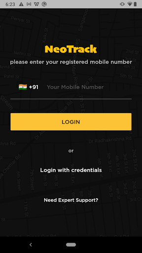 Android application NeoTrack - Employee BusTracker screenshort