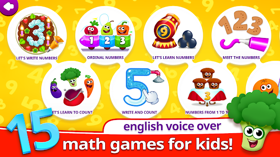 Food Number Games for Kids! Screenshot