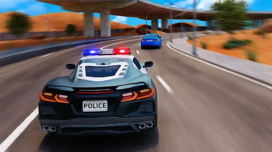 Police Car Chase Drive Games