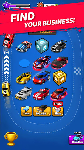 Télécharger Gratuit Merge Battle Car: Best Idle Clicker Tycoon game APK MOD (Astuce) screenshots 4