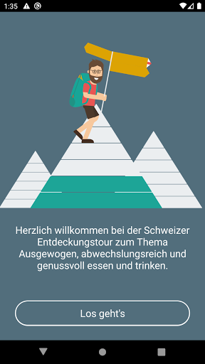 Android application MySwissFoodPyramid screenshort