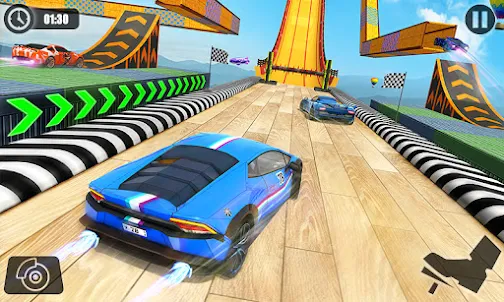 超級汽車特技 3D：超級坡道