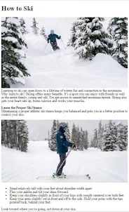 How to Do Snow Skiing