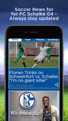 Android application Soccer News for Die Knappen & screenshort