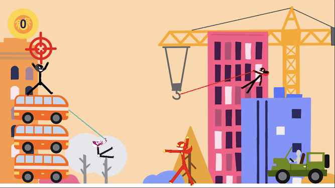 #3. Rope Hero Stickman (Android) By: All U Need