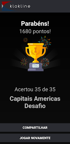 35 Capitais Americas Desafio - Screenshot 4