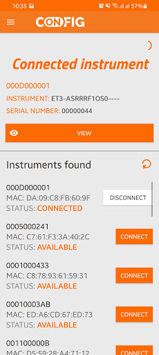 COEL CONFIG Screen 2