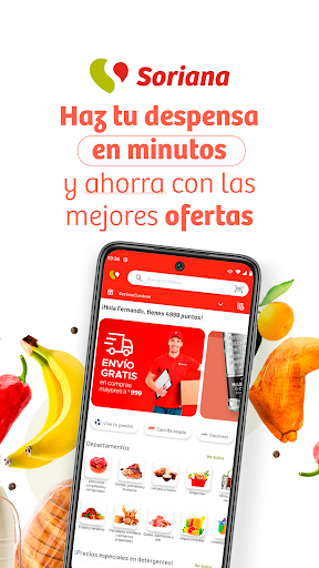 Android application Soriana screenshort