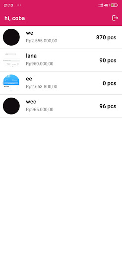 Android application Wafa Food screenshort