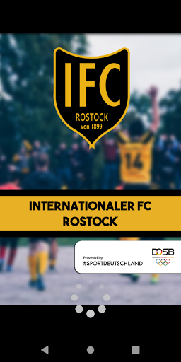 Android application Internationaler FC Rostock screenshort