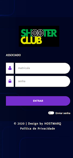 Android application ShooterClub screenshort