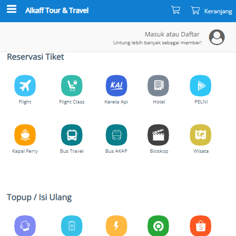 Alkaff Tour and Travel Screen 2