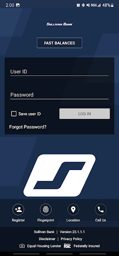 Sullivan Bank Screen 2