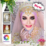Cover Image of ダウンロード Hijab Wedding Selfie Camera  APK