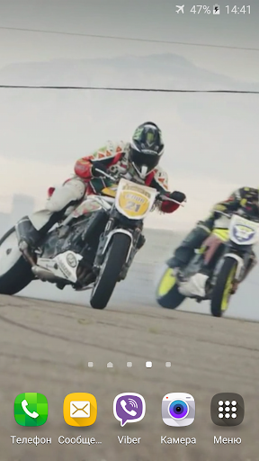 Motorbike Drift Live Wallpaper Screen 2