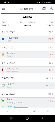 seeMoney: Budget, Geld-Tracker Screen 3