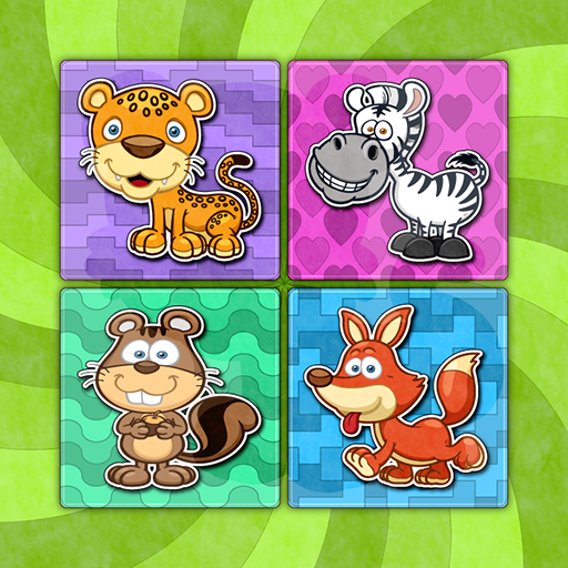 Kids Memory Match Animals Game  Icon