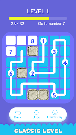 Game screenshot Fill one line number puzzle hack