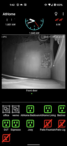 AtHome - Smart home controller Screen 2