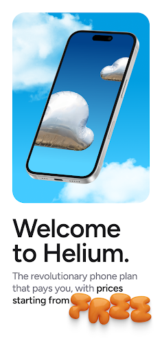 Helium Mobile screenshot 1