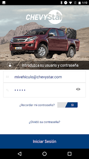 Android application ChevyStar EC screenshort