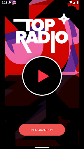 Android application TOP RADIO screenshort